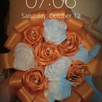 گل رز روبانی|گل مصنوعی|یاسوج, |دیوار