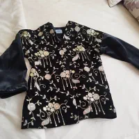 مانتو سوزن دوزی مخمل فری سایز