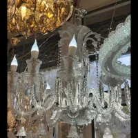 لوستر باکارات تمام وارداتی و لوستر شاخه کریستالی