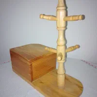 آویز چوبی قهوه خوری