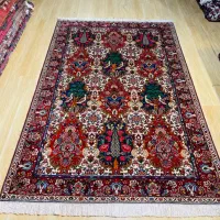 دو تخته فرش بهم بخور بختیاری طرح قاب سماوری|فرش|تهران, سلسبیل شمالی|دیوار