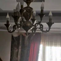 لوستر برنزی|لوستر و چراغ آویز|پردیس, فاز ۸|دیوار