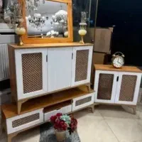 آینه کنسول میز تیوی جاکفشی|بوفه، ویترین، کنسول|بهارستان, |دیوار