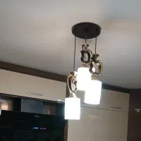 لوستر سه شاخه سالم ودرحدنو|لوستر و چراغ آویز|مشهد, الهیه|دیوار