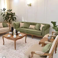 راحتی کلاسیک فرانسوی از دم اقساط بدون سود|مبلمان خانگی و میز عسلی|مشکیندشت, |دیوار