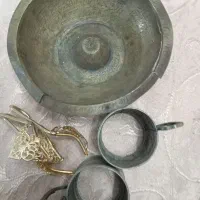 قدیمی فروشی کاسه قرانی نوشته شده