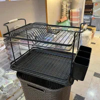 آبچکان دو طبقه فلزی جاظرفی