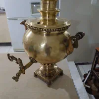 سماور ذغالی قدیمی و آنتیک باکتری شیردار|کلکسیون اشیاء عتیقه|پردیس, فاز ۸|دیوار