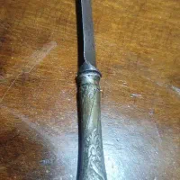 کارد دسته نقره قدیمی