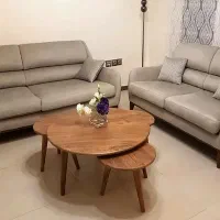 میز جلو مبلی سپیدار، مجموعه ۴ عددی