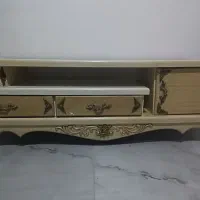 میز تلویزیون رنگ کرم