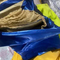 انواع پارچه فوتر چرم ساتن بیشتر شمعی طرح چرم