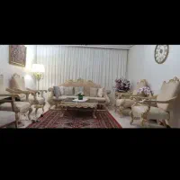 مبل ۹نفره به همراه غذاخوری۶نفره بامیزوعسلی|مبلمان خانگی و میز عسلی|همدان, |دیوار