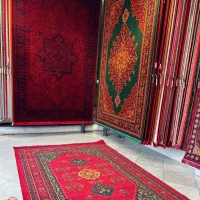فرش قرمز طرح گلریز و خاص پسند میخوای بیا/خلیج فارس