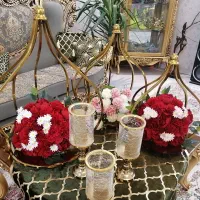 بادکنک آرایی، خنچه و گل مصنوعی یلدایی