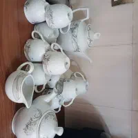 چینی قوری قهوه وقوری چایی با۱۳عددفنجون