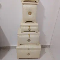 سطل چرمی گل دون  و گنجه ...