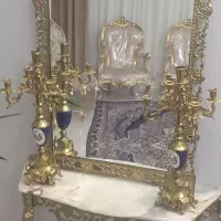 فروش و خرید آینه شمعدون و ساعت قدیمی و برونزی و|آینه|مشهد, یاس|دیوار