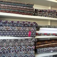 پارچه جاجیم و سوسن و ترمه