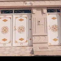 درب باغی اهنی طرح طاووس سایزمختلف چهارچوب 4*8 2میل|مصالح و تجهیزات ساختمان|اهواز, زرگان|دیوار