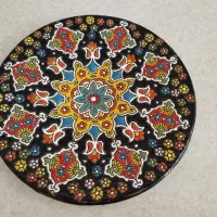 بشقاب مینا کاری