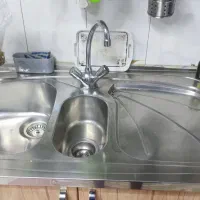 کابینت فلزی نو همراه با سینک ظرفشوی|مصالح و تجهیزات ساختمان|خرم‌آباد, |دیوار