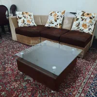 مبل ۷نفره، دوتا فرش ۱۲متری، لباسشویی، میزناهارخوری|حراج|تهران, گلستان (شهرک راه آهن)|دیوار