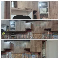 فروش کابینت ام دی اف|کتابخانه، شلف، قفسههای دیواری|اندیمشک, |دیوار