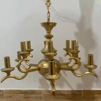 ست کامل لوستر طلایی