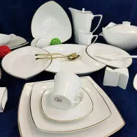 سرویس غذاخوری چینی 12 نفره کامل لبطلا