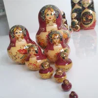 ماتروشکا نه تکه رویال روس کلکسیونی