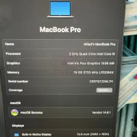 Macbook pro 2020 16 GB 500 SSD|رایانه همراه|تهران, امانیه|دیوار