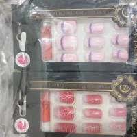 ناخن مصنوعی 65 بسته باچسب مخصوص