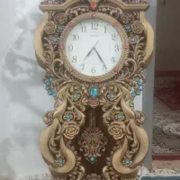 اینه وشمعدان برنز ساعت پلاستیک طرح برنز|آینه|کنگاور, |دیوار