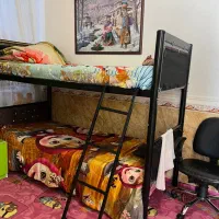 تخت دو طبقه فلزی