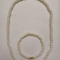 ست گردنبند و دستبند مروارید