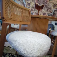 میز و صندلی حصیری ۴ نفره|میز و صندلی غذاخوری|کرمانشاه, |دیوار