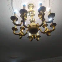 لوستر برنزی|لوستر و چراغ آویز|تبریز, |دیوار