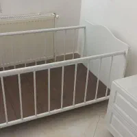 فروش ست کامل تخت نوزاد و نوجوان|تخت و سرویس خواب|قوچان, |دیوار