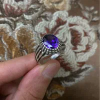 انگشتر نقره آمیتیس عیاربالا