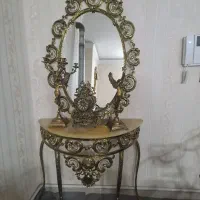 آینه شمعدان برنج