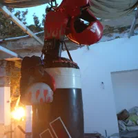 کیسه بوکس آدیداس با  کلاه و دستکش  حرفه ای|تجهیزات ورزشی|اصفهان, مولوی|دیوار