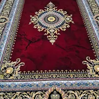 فرش طرح طلاکوب زمینه قرمز1200شانه با ضمانت12ساله