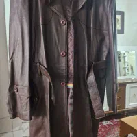 کت مردونه چرم بلند.
