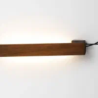 چراغ دیواریLED با بدنه چوبی