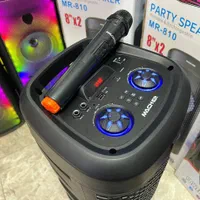 اسپیکر پارتی باکس MACHER MR810 (میکروفون بیسیم)|سیستم صوتی خانگی|گرگان, |دیوار