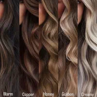 مدل برای رنگ مو