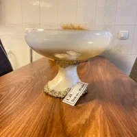 ظرف پایه دار صدفی وارداتی هندی