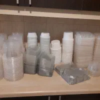 تعدادی ظرف یکبار مصرف