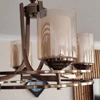 4 تا لوستر رنگ برنز|لوستر و چراغ آویز|تهران, جنت‌آباد شمالی|دیوار